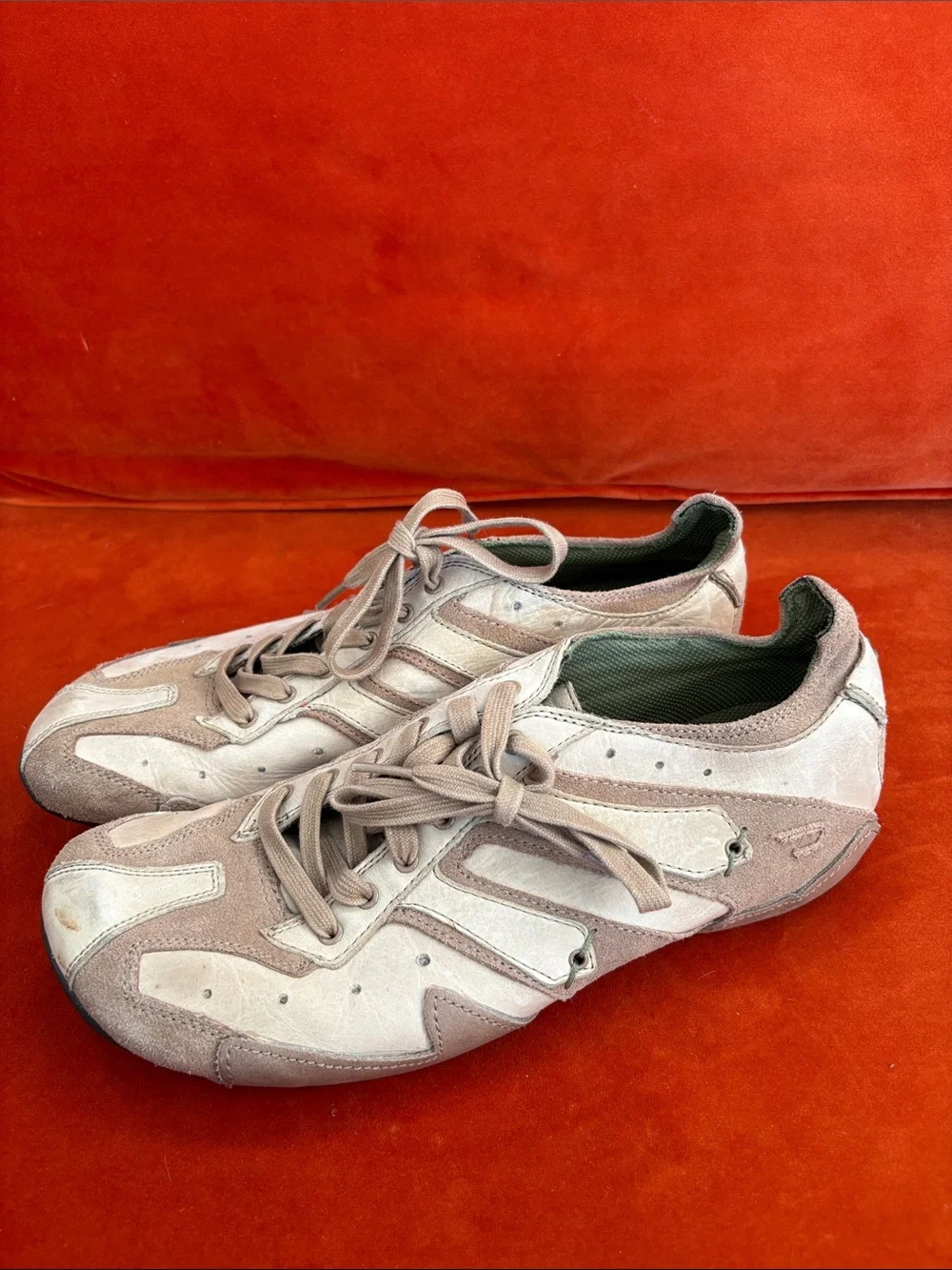 Vintage Diesel Kashi Men's Sneakers in Taupe and Cream. 10.5 Men